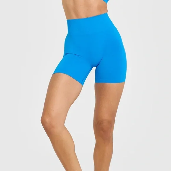 ONER ACTIVE Women Effortless Seamless Activewear Workout Shorts Tropical Blue XS - Picture 6 of 11
